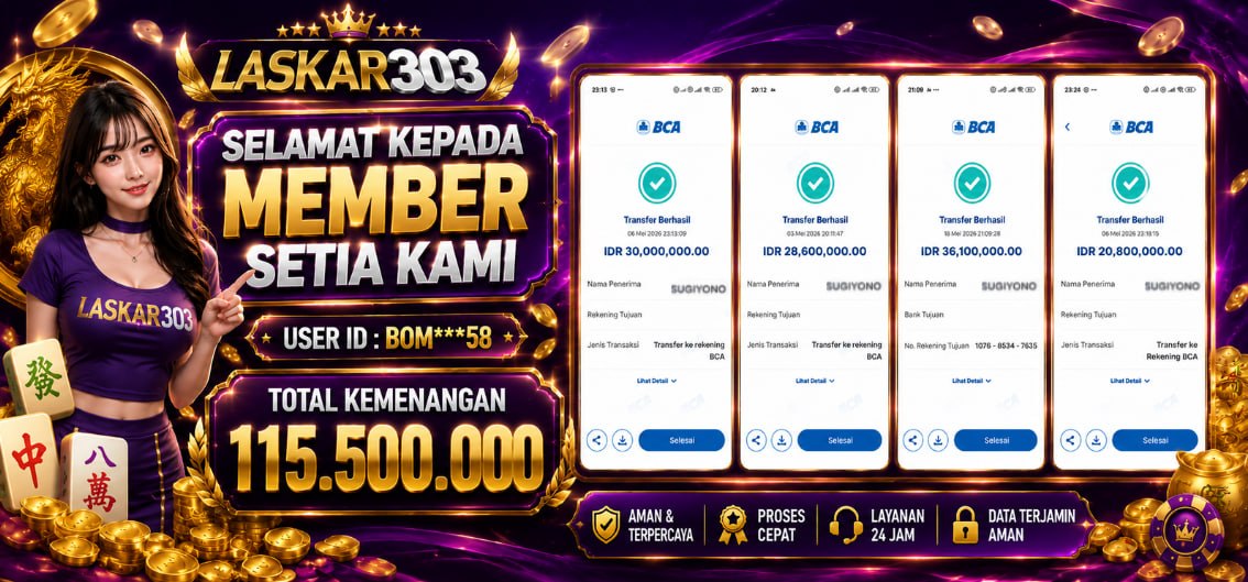 Bukti jp situs slot laskar303